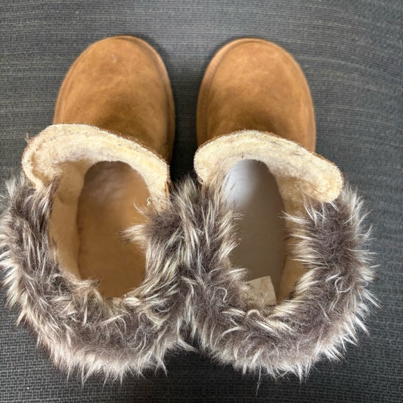 Bearpaw Konnie Winter Booties Ankle Boots Shoes-Brown-Suede-Women Size 6 - Picture 9 of 11